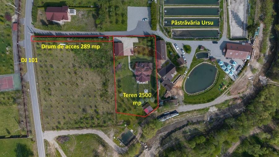 Casă individuală cu 10 camere cu Teren 2789 Mp în Glăjărie
