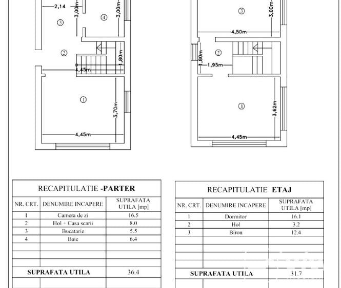 Casă individuală cu 3 camere cu Canalizare în Tătărași