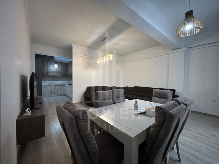 Apartament cu 3 camere decomandat, mobilat în Mihai Viteazul