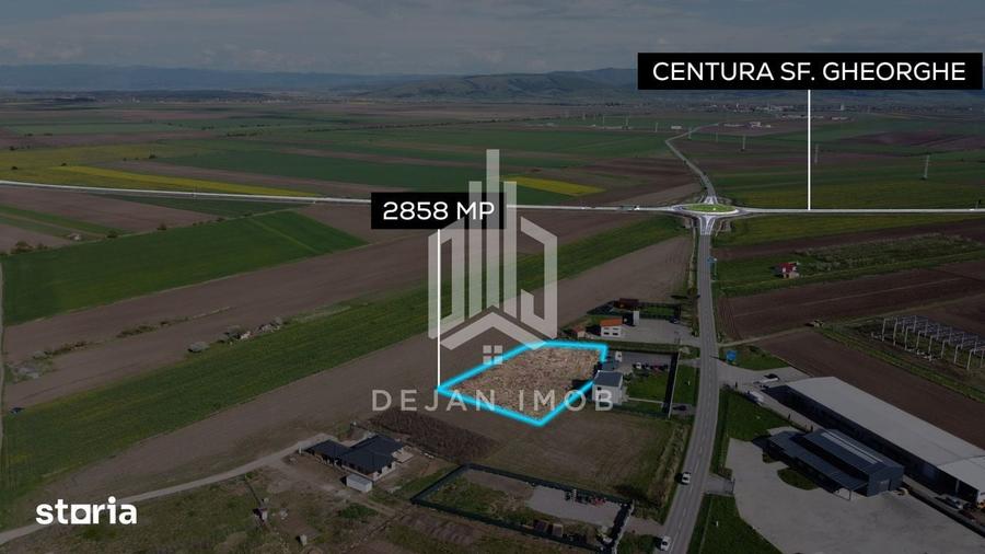 Teren de 2858 mp, în Central
