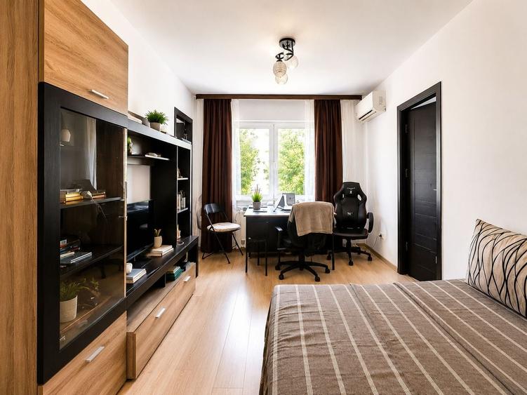 Apartament cu 3 camere semidecomandat, mobilat în Tomis Nord