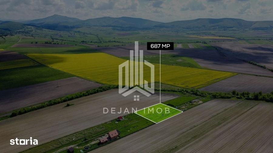 Teren de 687 mp, în Reci