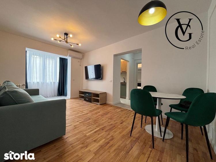 Apartament cu 3 camere semidecomandat, mobilat în Cișmigiu