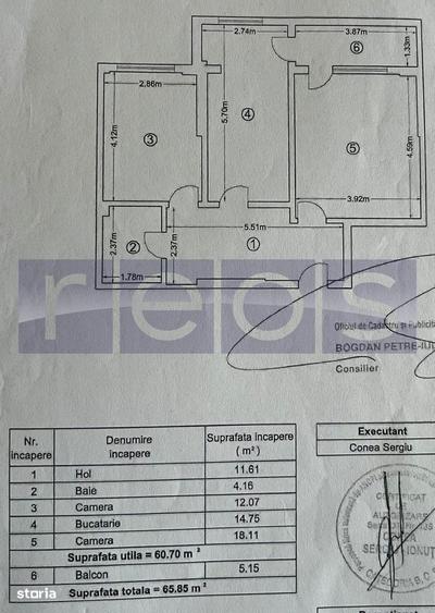 De Vanzare 2 Camere Decomandat | Cartier Latin | Parcare | Etaj 1 - 7