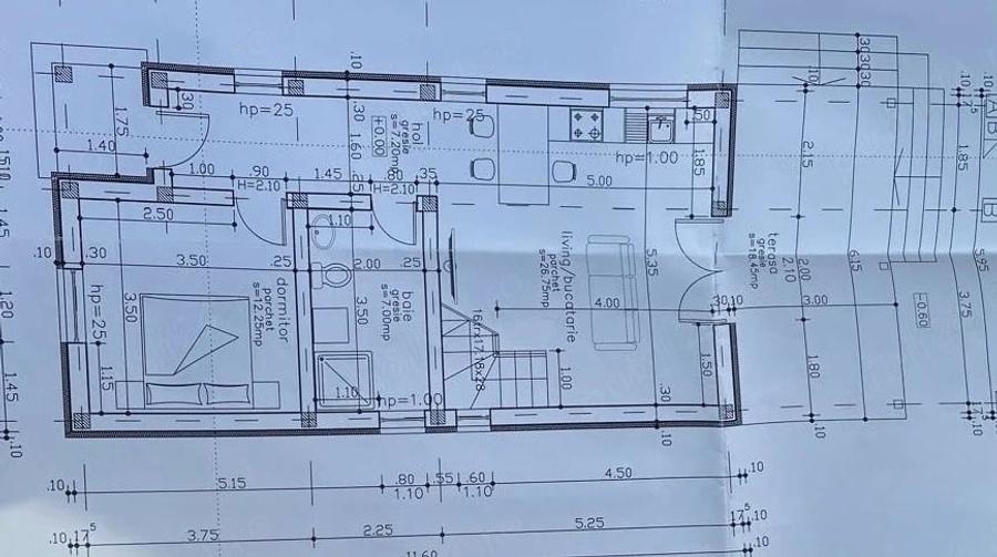 Casă cu Teren 724 Mp în Central