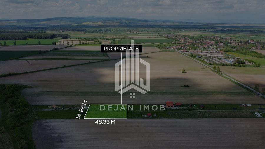 Teren agricol intravilan de 687 mp, în Aninoasa