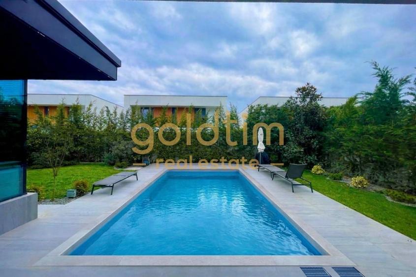 Casă individuală cu 8 camere decomandat cu Piscina în Pipera