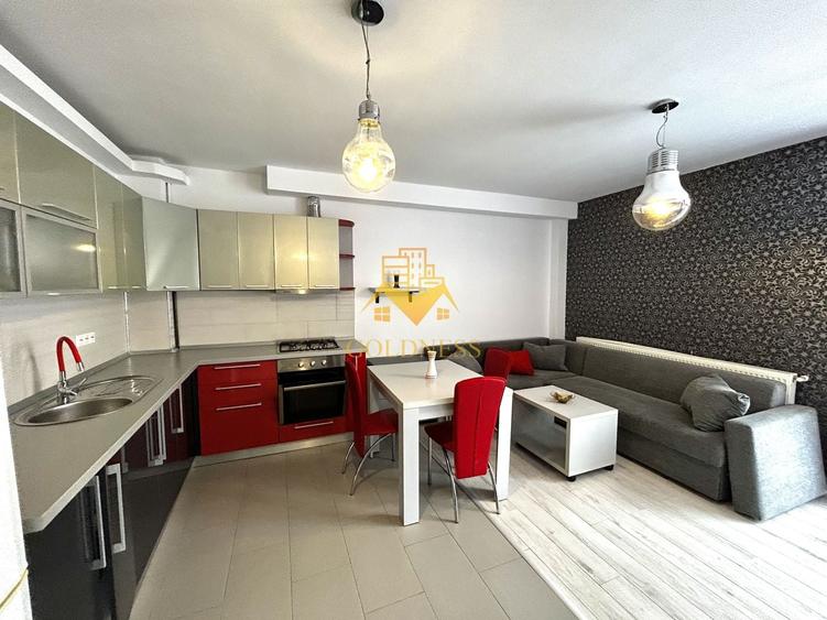 Apartament cu 2 camere semidecomandat, mobilat în Florești