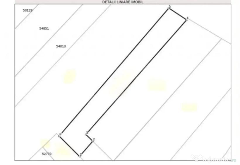 Teren intravilan de 1000mp in Ciurila cu plan de amplasament - 1