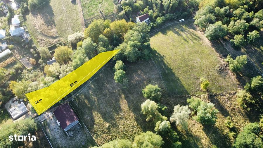 Teren de 1142 mp, în Vlădești