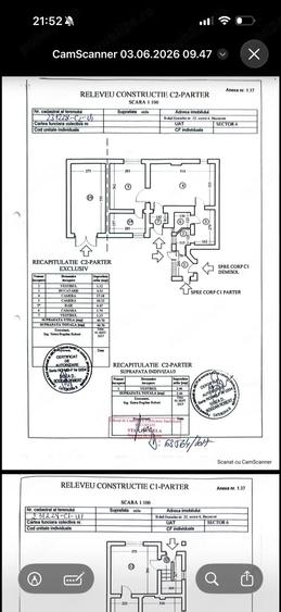 Apartament cu 3 camere semidecomandat în Cotroceni