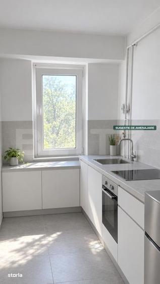 Apartament cu 2 camere semidecomandat în Sârbi