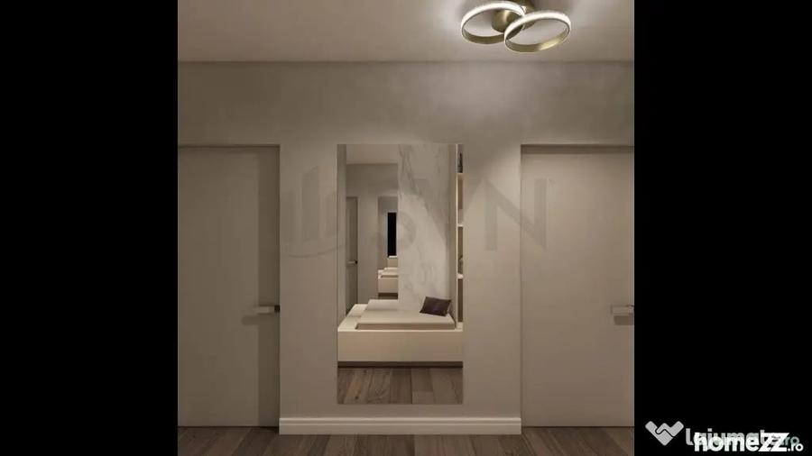 Apartament cu 3 camere semidecomandat în Nord