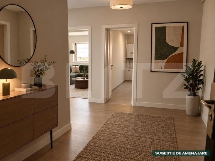Apartament cu 2 camere decomandat în Sânpetru