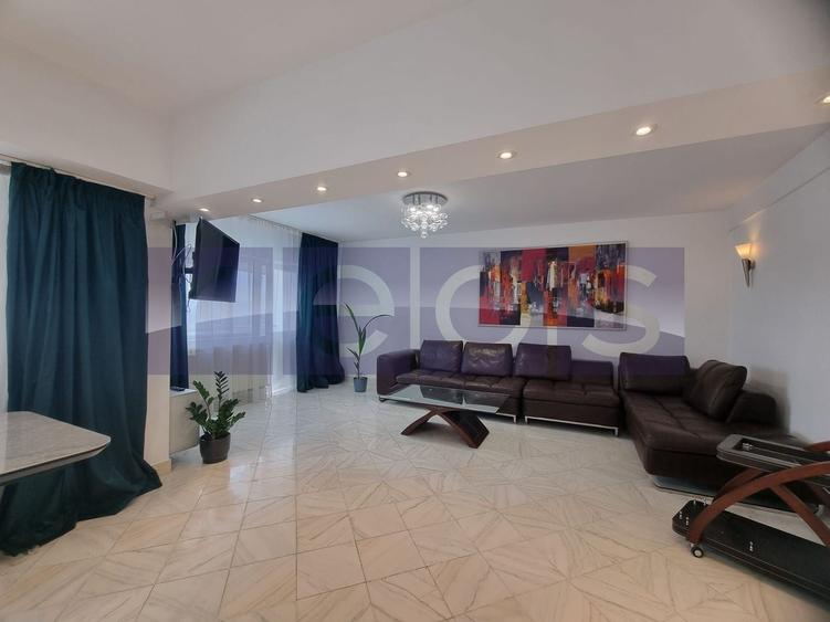 Penthouse cu 3 camere decomandat, mobilat în Unirii