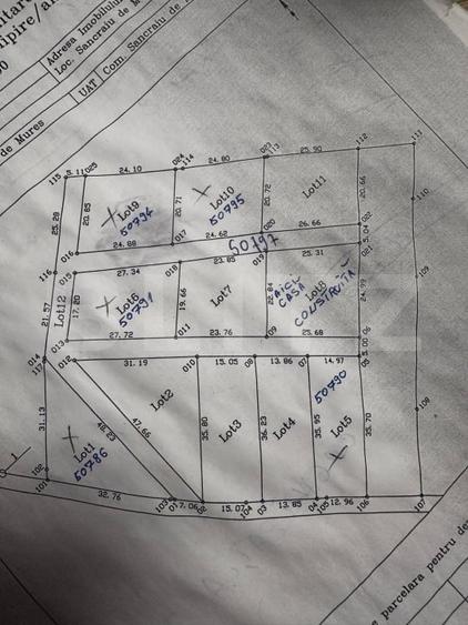 Teren Construcții intravilan de 2500 mp, în Sâncraiu de Mureș