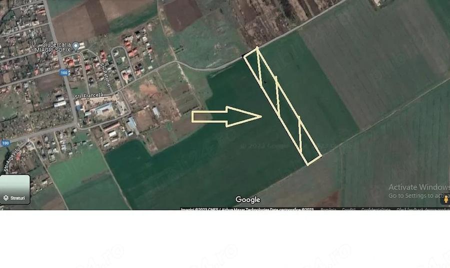 Teren de 10409 mp, în Fundeni
