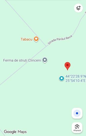 Teren de 477 mp, în Clinceni