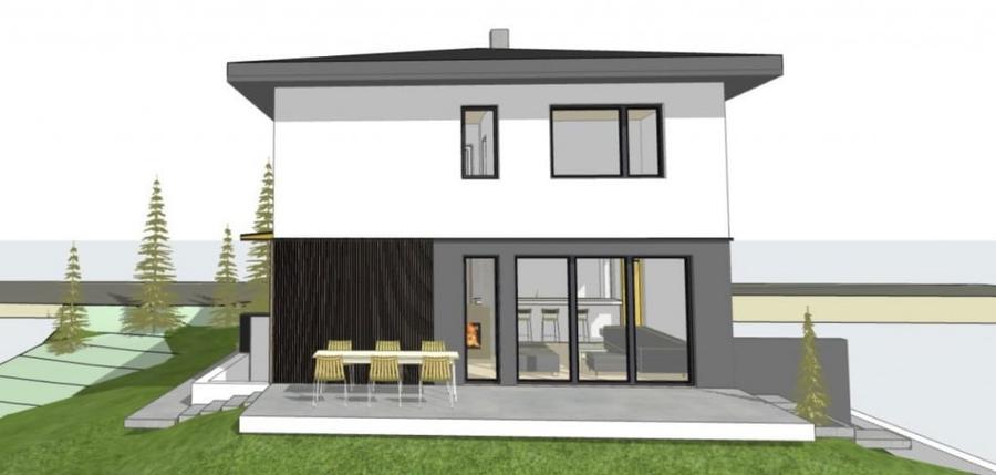 Casă cu 4 camere cu Teren 550 Mp în Chinteni