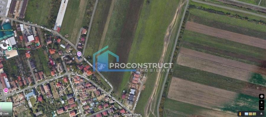 Teren Construcții intravilan de 1214 mp, în Giroc