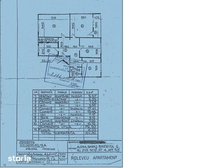 Apartament cu 4 camere în Titan
