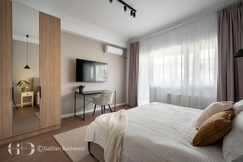 Apartament cu 3 camere, mobilat în Cișmigiu