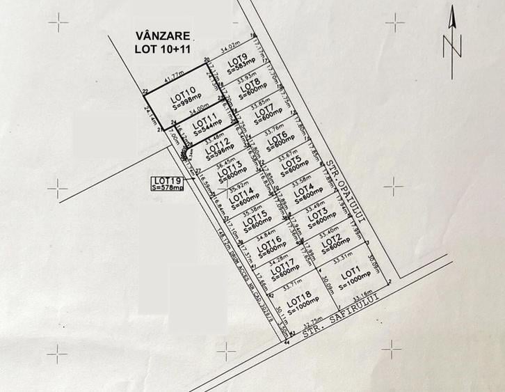 Teren Construcții intravilan de 1542 mp, în Central