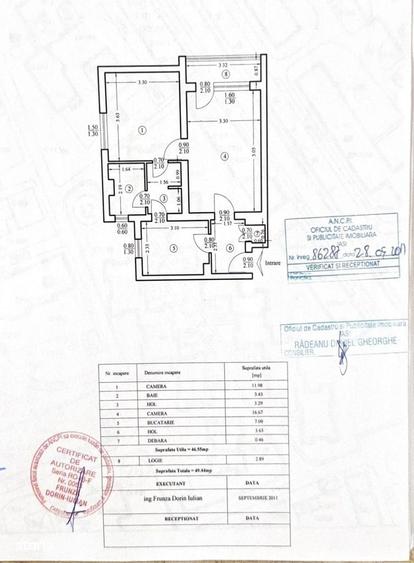 Apartament cu 2 camere în Tudor Vladimirescu