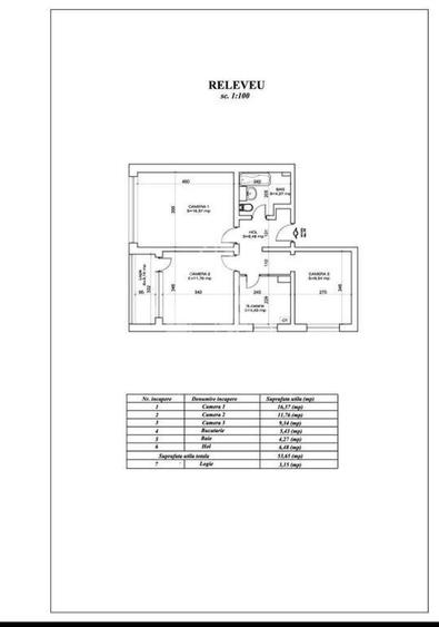 Apartament cu 3 camere decomandat, mobilat în Șagului