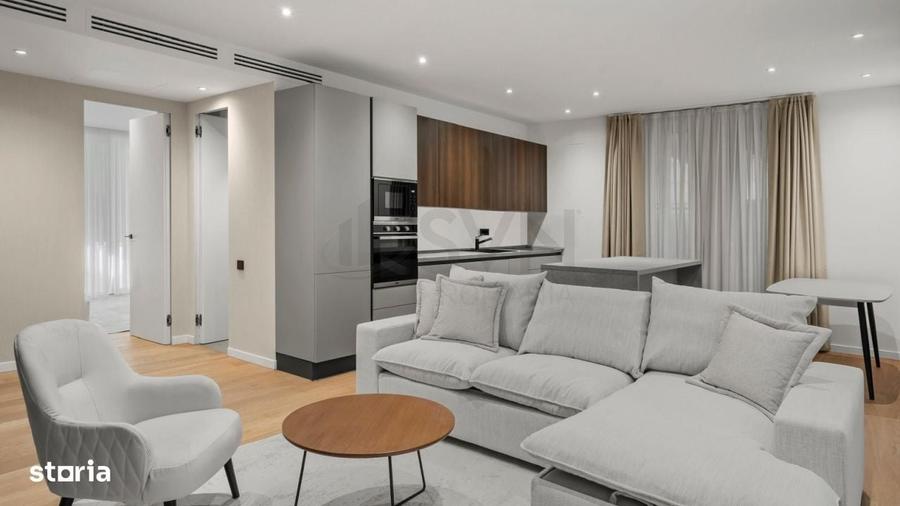 Apartament cu 3 camere, mobilat în Primăverii