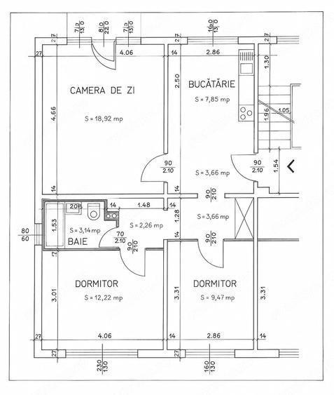 Ap. 3 camere - Tip C - DECOMANDAT - Rogerius - IMOBIHOR - 4