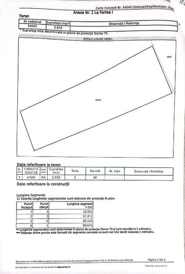 Teren Construcții intravilan de 2910 mp, în Sucutard