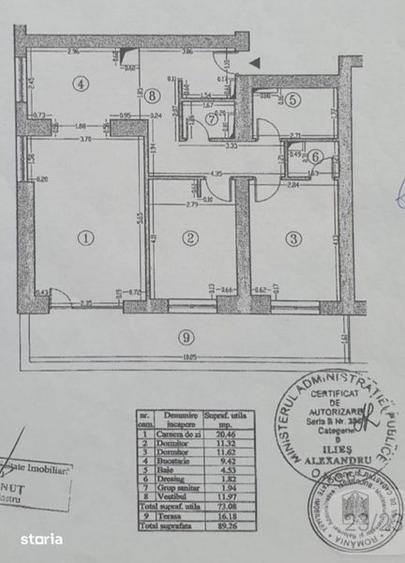 Apartament cu 3 camere, mobilat în Eminescu