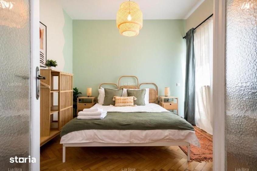 Apartament cu 2 camere semidecomandat, mobilat în Eminescu