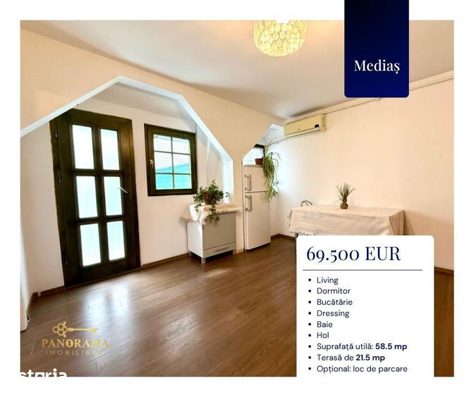 Apartament cu 2 camere, mobilat în Central