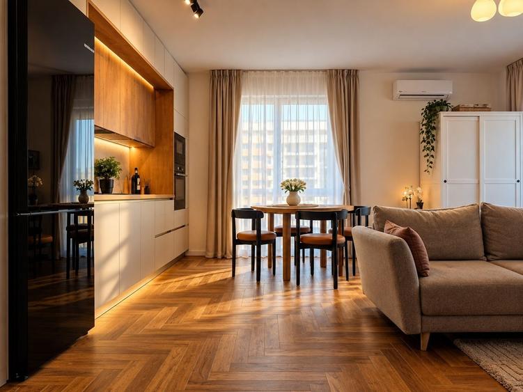 Apartament cu 3 camere semidecomandat în Central