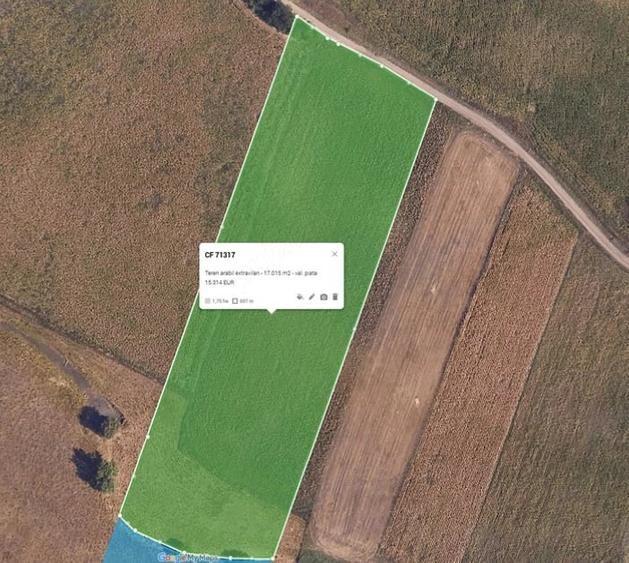 Teren de 44200 mp, în Central