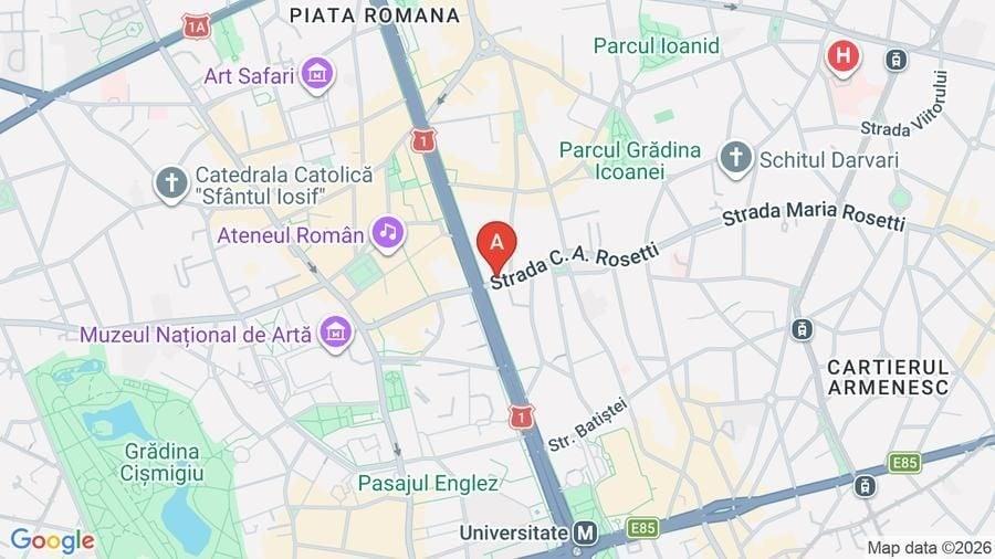 Apartament cu 2 camere semidecomandat, mobilat în Universitate