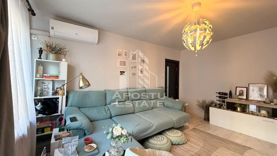 Apartament cu 3 camere semidecomandat, mobilat în Șagului