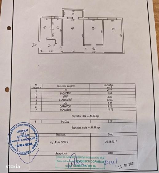 Apartament cu 3 camere semidecomandat - zona Tomis Nord - 4