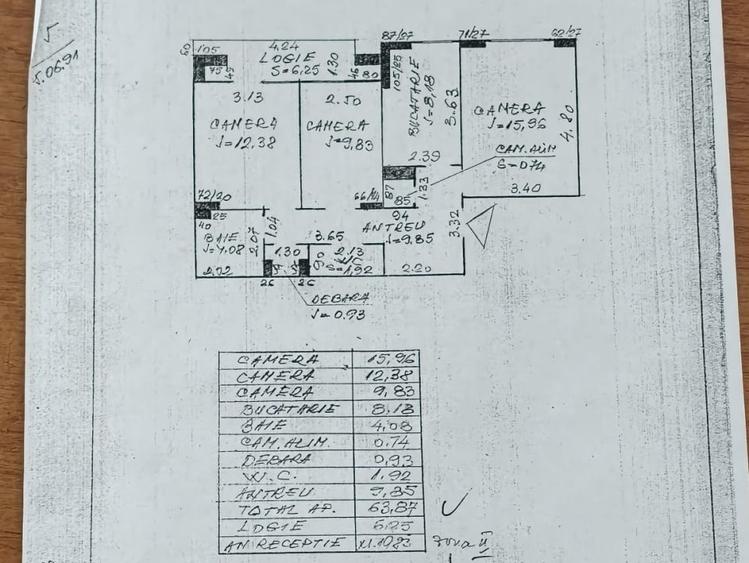 Apartament cu 3 camere decomandat, mobilat în Mănăștur