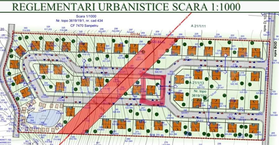 Teren Construcții intravilan de 733 mp, în Sânpetru