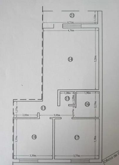 Apartament cu 3 camere decomandat, mobilat în Popas Păcurari