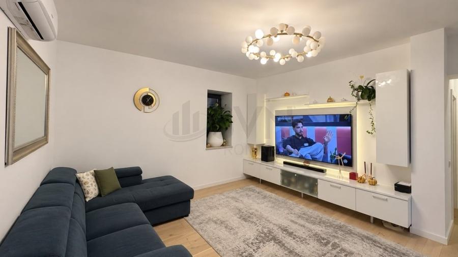 Apartament cu 3 camere decomandat, mobilat în Pipera