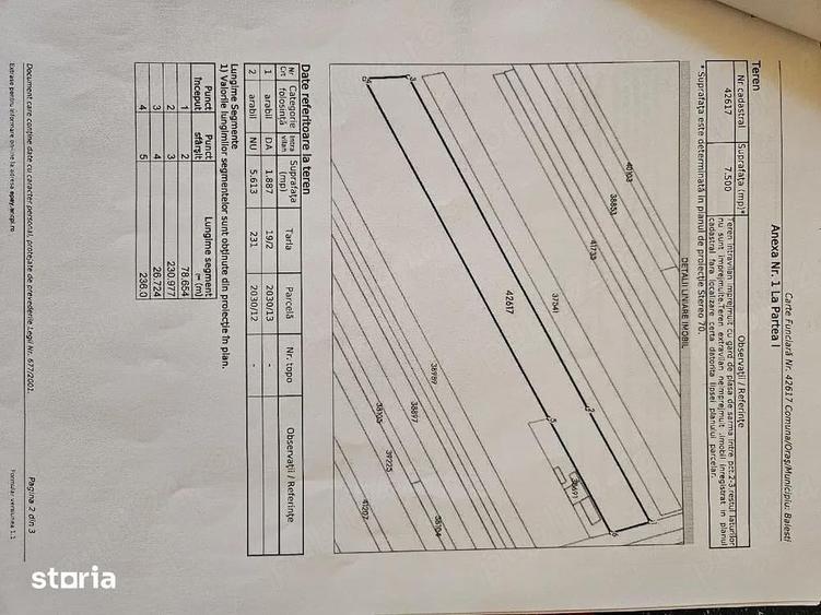 Teren de 7500 mp, în Tămășești