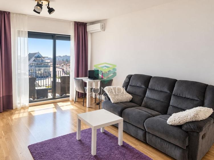 Apartament cu 2 camere semidecomandat, mobilat în Domenii