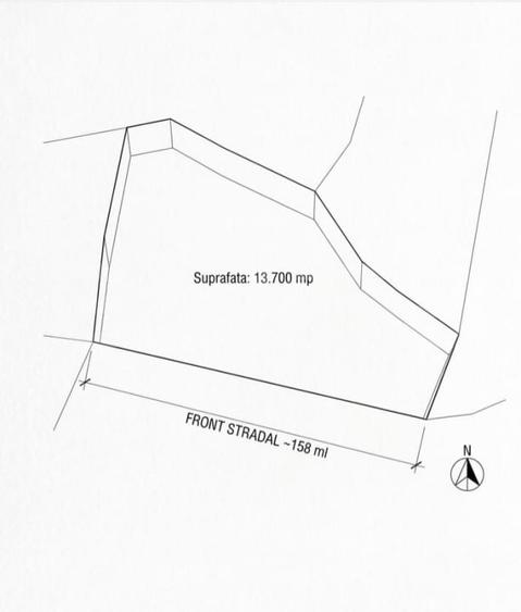 Teren agricol extravilan de 13700 mp, în Periferie