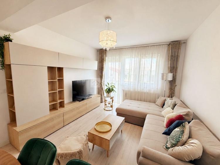 Apartament cu 2 camere decomandat, mobilat în Galata