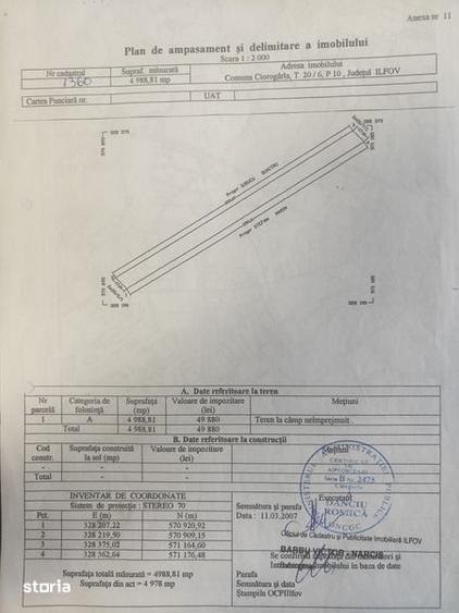 Teren de 4978 mp, în Ciorogârla