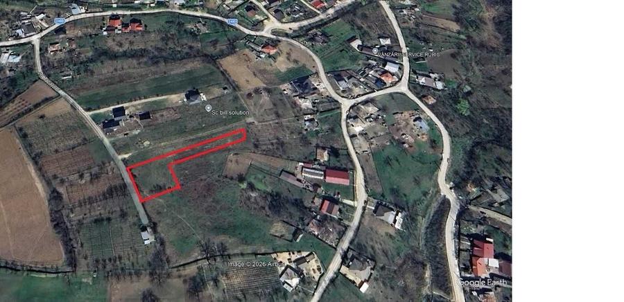 teren de vanzare tomesti intravilan utilitati 3000 mp 35 euro/mp - 2